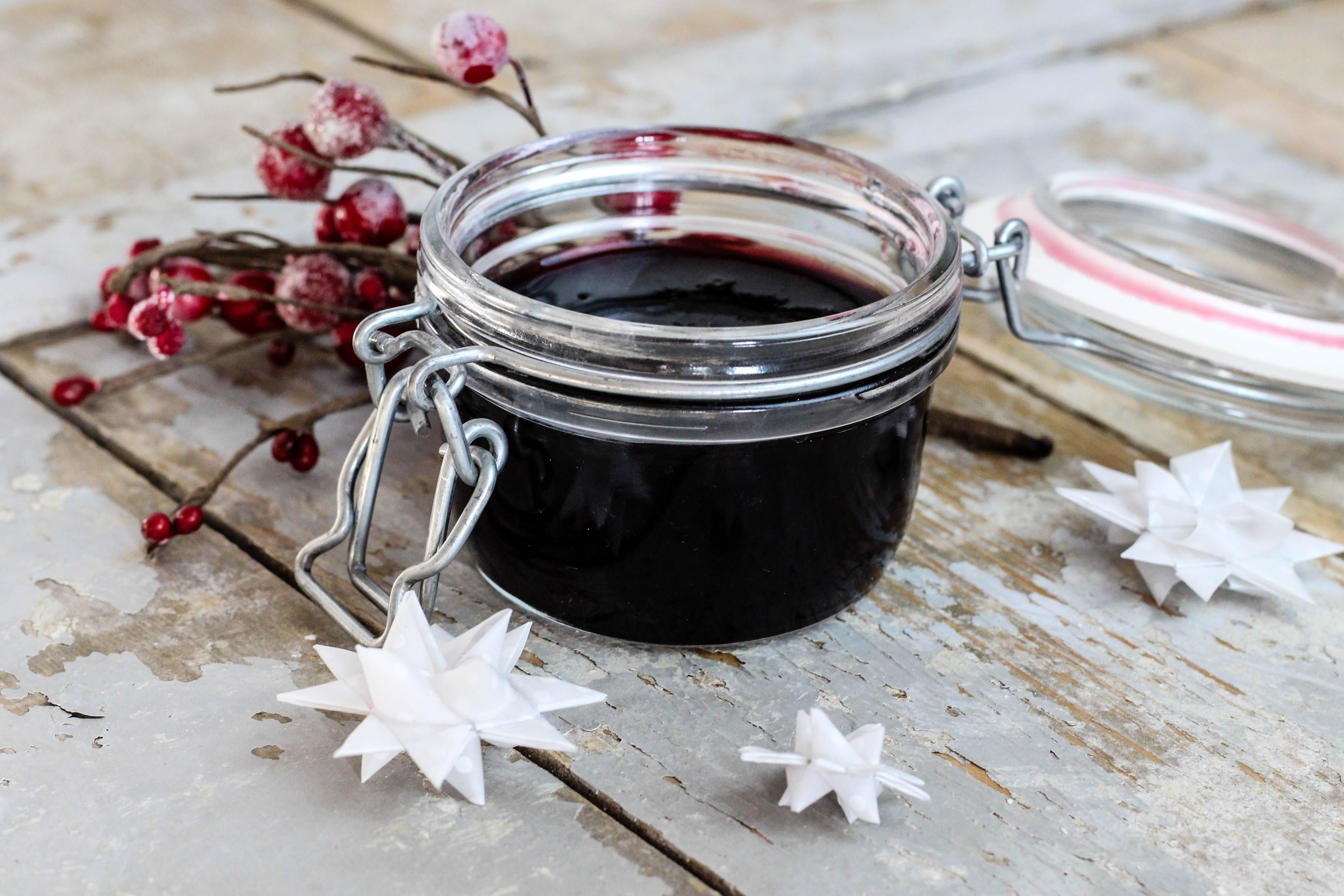 Fertiger Glühweingelee